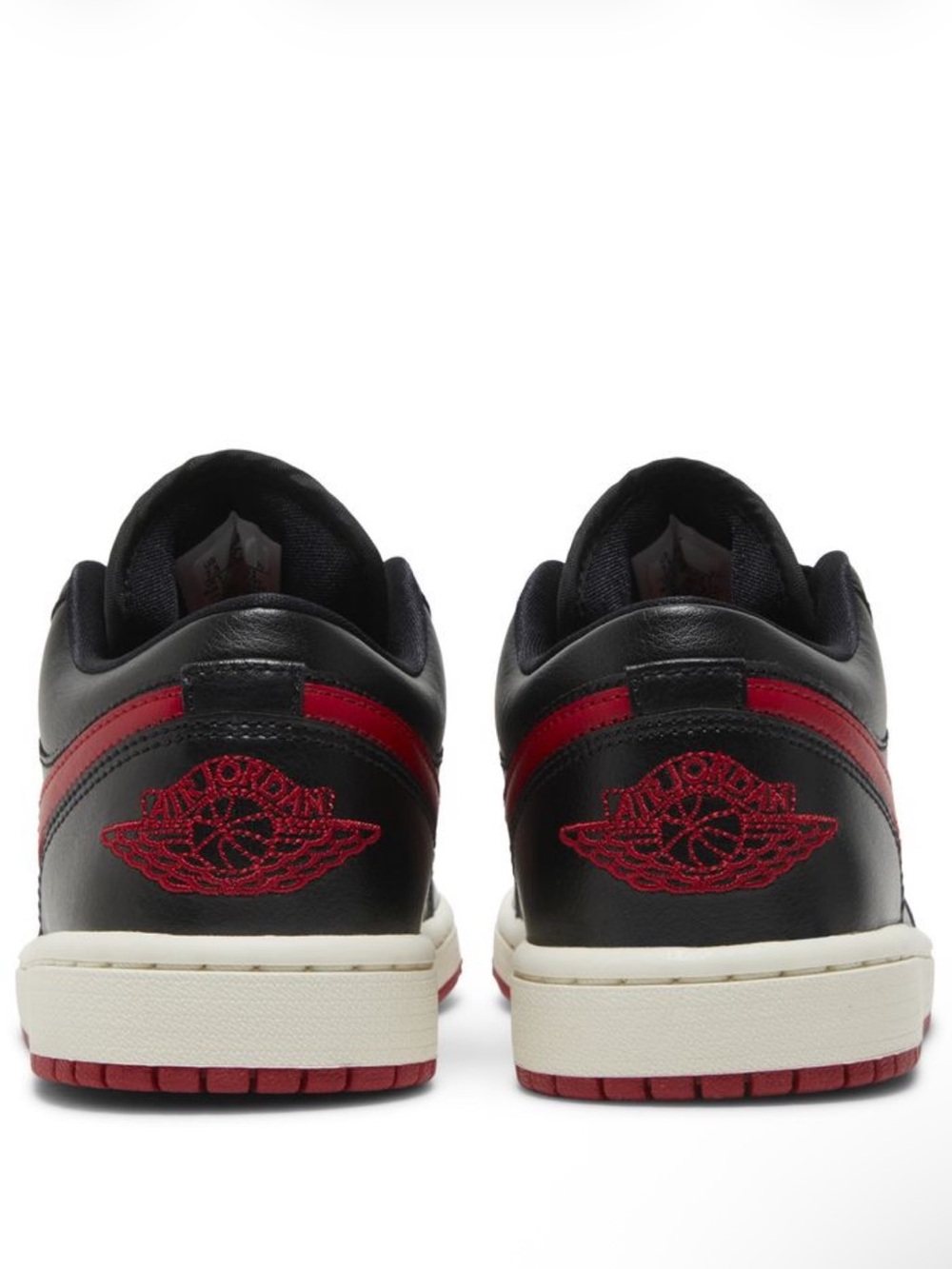 Nike Air Jordan 1 Low 'Bred Sail Women’s Shoes Size 10 - Picture 15 of 15